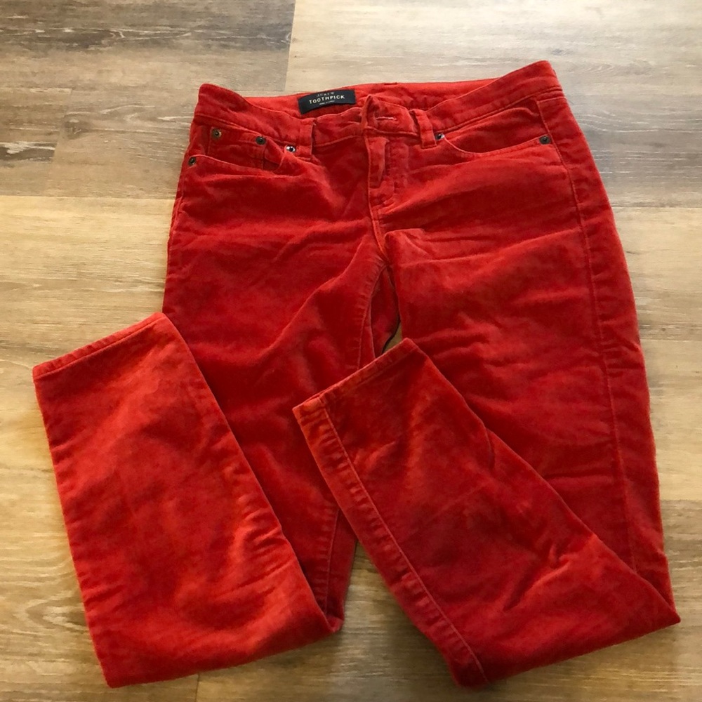 JCrew Velveteen Pants